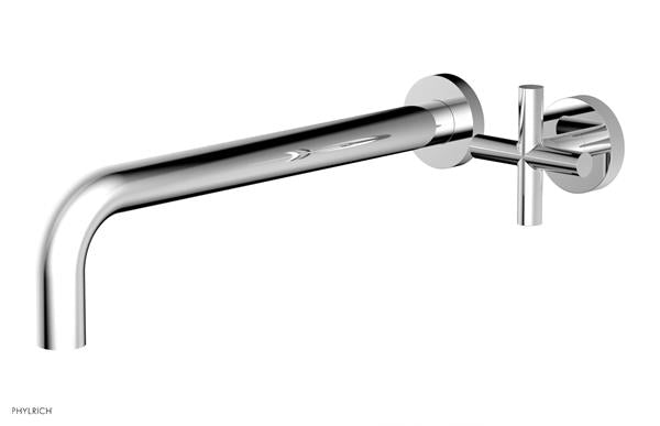 Phylrich - Transition 12 Inch Single Handle Wall Lavatory Set - Cross Handle