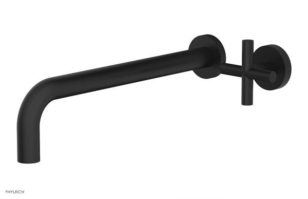Phylrich - Transition 12 Inch Single Handle Wall Lavatory Set - Cross Handle