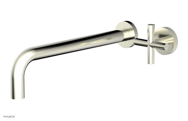 Phylrich - Transition 12 Inch Single Handle Wall Lavatory Set - Cross Handle