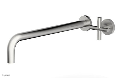 Phylrich - Transition 14 Inch Single Handle Wall Lavatory Set - Cross Handle