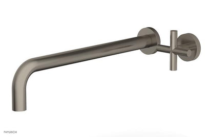 Phylrich - Transition 14 Inch Single Handle Wall Lavatory Set - Cross Handle