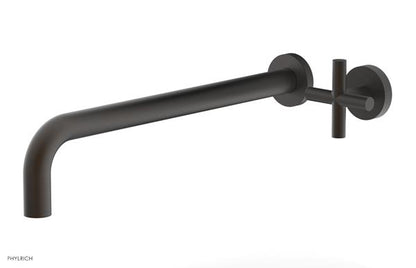 Phylrich - Transition 14 Inch Single Handle Wall Lavatory Set - Cross Handle