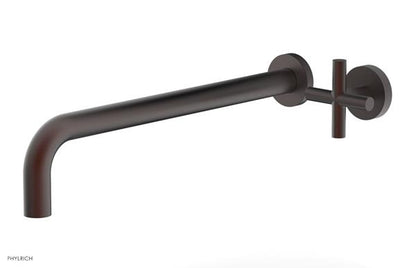 Phylrich - Transition 14 Inch Single Handle Wall Lavatory Set - Cross Handle