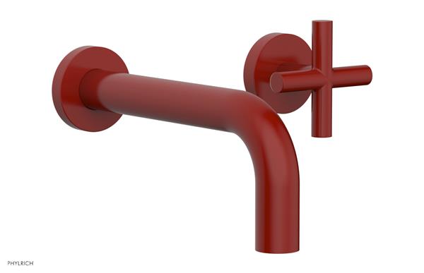 Phylrich - Transition 7-1/2 Inch Single Handle Wall Lavatory Set - Cross Handle
