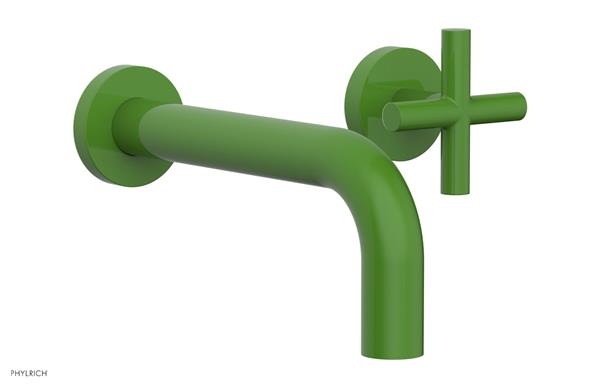 Phylrich - Transition 7-1/2 Inch Single Handle Wall Lavatory Set - Cross Handle