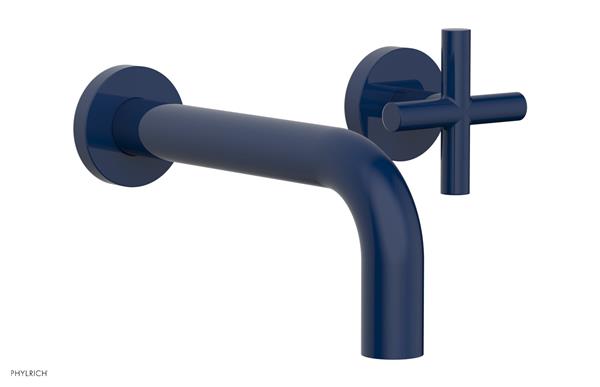 Phylrich - Transition 7-1/2 Inch Single Handle Wall Lavatory Set - Cross Handle