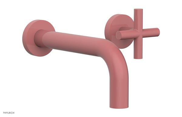 Phylrich - Transition 7-1/2 Inch Single Handle Wall Lavatory Set - Cross Handle