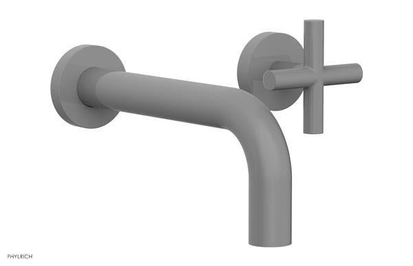 Phylrich - Transition 7-1/2 Inch Single Handle Wall Lavatory Set - Cross Handle