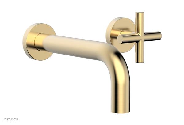 Phylrich - Transition 7-1/2 Inch Single Handle Wall Lavatory Set - Cross Handle