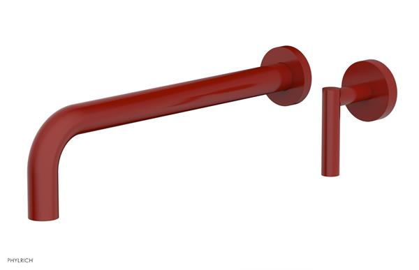 Phylrich - Transition 12 Inch Single Handle Wall Lavatory Set - Lever Handles