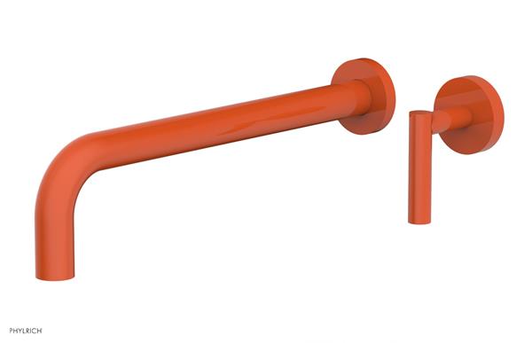 Phylrich - Transition 12 Inch Single Handle Wall Lavatory Set - Lever Handles