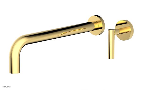 Phylrich - Transition 12 Inch Single Handle Wall Lavatory Set - Lever Handles