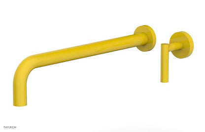 Phylrich - Transition 14 Inch Single Handle Wall Lavatory Set - Lever Handles