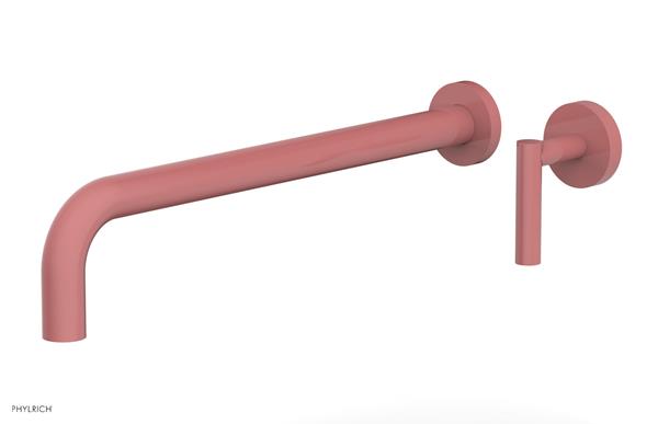 Phylrich - Transition 14 Inch Single Handle Wall Lavatory Set - Lever Handles