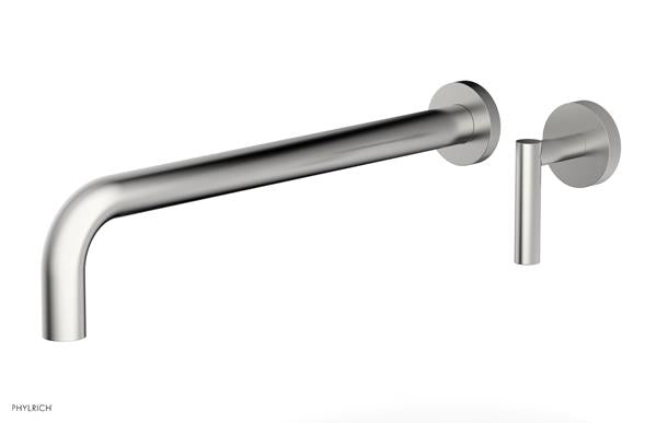 Phylrich - Transition 14 Inch Single Handle Wall Lavatory Set - Lever Handles