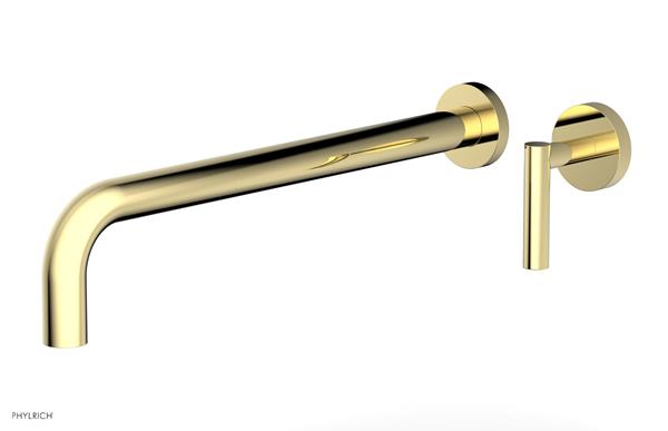 Phylrich - Transition 14 Inch Single Handle Wall Lavatory Set - Lever Handles