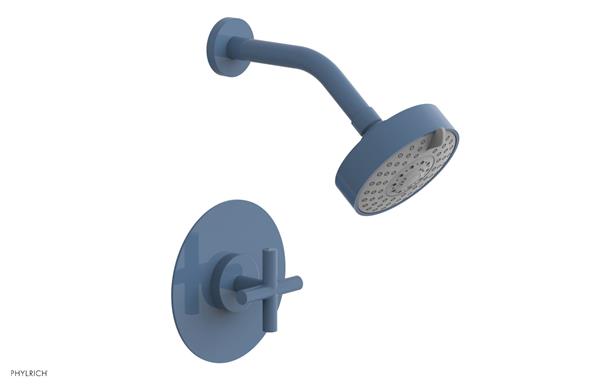 Phylrich - Transition Pressure Balance Shower Set - Cross Handle
