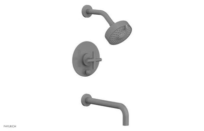 Phylrich - Transition Pressure Balance Tub & Shower Set 10 Inch Spout - Cross Handle