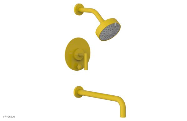 Phylrich - Transition Pressure Balance Tub & Shower Set 12 Inch Spout - Lever Handle