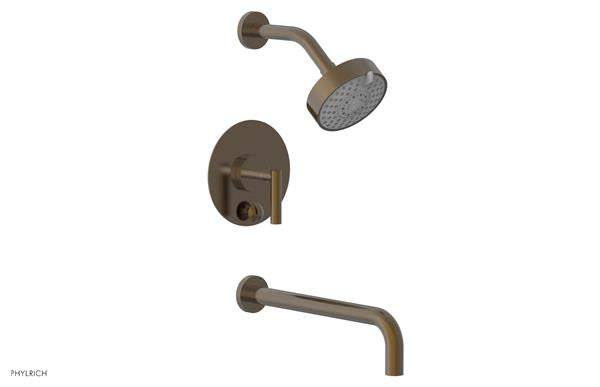 Phylrich - Transition Pressure Balance Tub & Shower Set 12 Inch Spout - Lever Handle