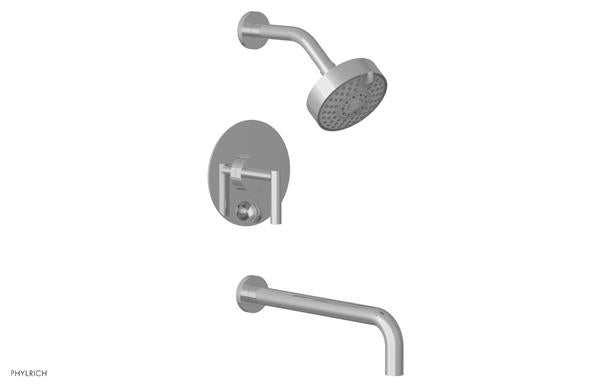 Phylrich - Transition Pressure Balance Tub & Shower Set 12 Inch Spout - Lever Handle