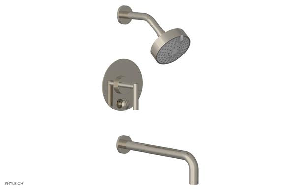 Phylrich - Transition Pressure Balance Tub & Shower Set 12 Inch Spout - Lever Handle