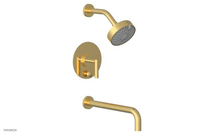 Phylrich - Transition Pressure Balance Tub & Shower Set 12 Inch Spout - Lever Handle