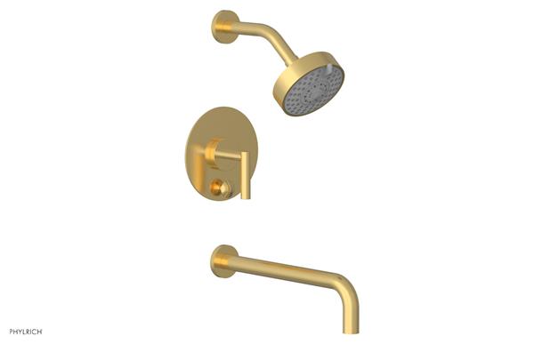 Phylrich - Transition Pressure Balance Tub & Shower Set 12 Inch Spout - Lever Handle