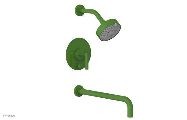 Phylrich - Transition Pressure Balance Tub & Shower Set 14 Inch Spout - Lever Handle