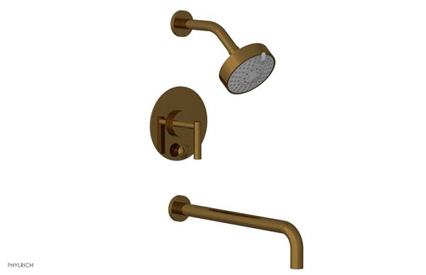 Phylrich - Transition Pressure Balance Tub & Shower Set 14 Inch Spout - Lever Handle