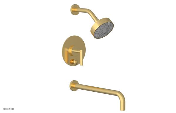 Phylrich - Transition Pressure Balance Tub & Shower Set 14 Inch Spout - Lever Handle