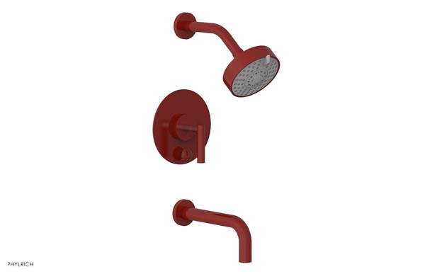 Phylrich - Transition Pressure Balance Tub & Shower Set 7 1/2 Inch Spout - Lever Handle