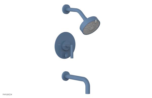 Phylrich - Transition Pressure Balance Tub & Shower Set 7 1/2 Inch Spout - Lever Handle