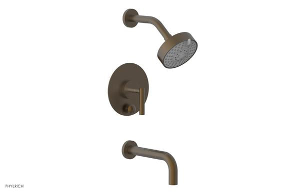Phylrich - Transition Pressure Balance Tub & Shower Set 7 1/2 Inch Spout - Lever Handle
