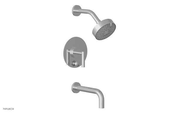 Phylrich - Transition Pressure Balance Tub & Shower Set 7 1/2 Inch Spout - Lever Handle