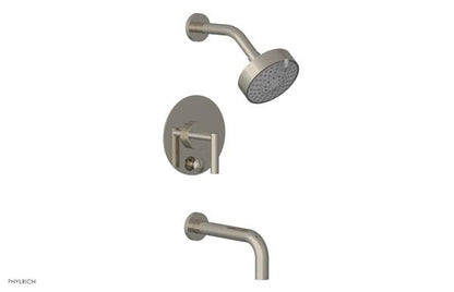 Phylrich - Transition Pressure Balance Tub & Shower Set 7 1/2 Inch Spout - Lever Handle