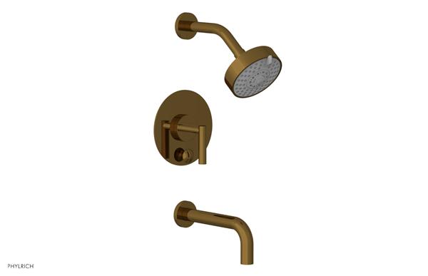 Phylrich - Transition Pressure Balance Tub & Shower Set 7 1/2 Inch Spout - Lever Handle