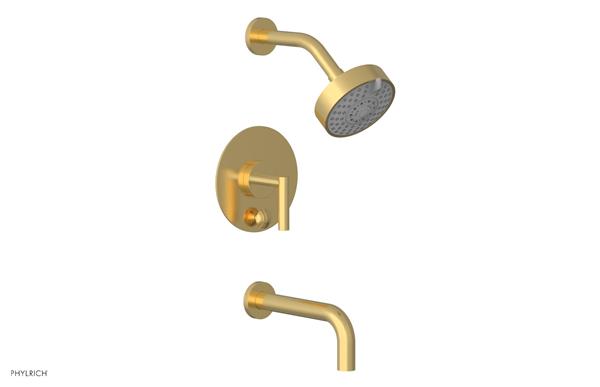 Phylrich - Transition Pressure Balance Tub & Shower Set 7 1/2 Inch Spout - Lever Handle