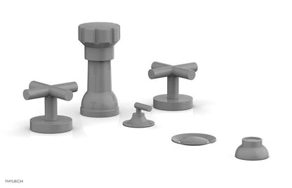 Phylrich - Transition Four Hole Bidet Set - Cross Handle