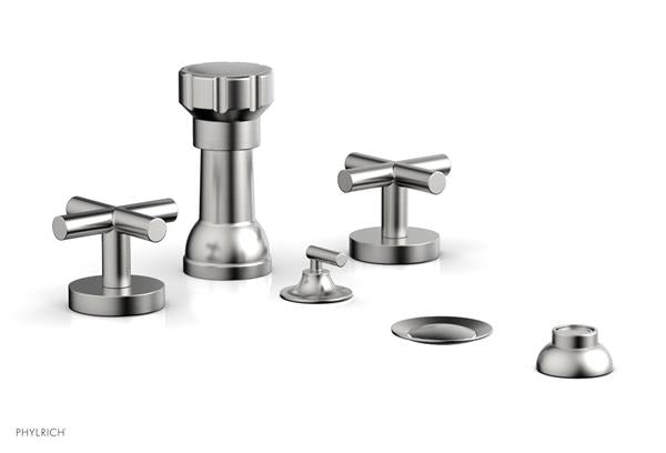 Phylrich - Transition Four Hole Bidet Set - Cross Handle