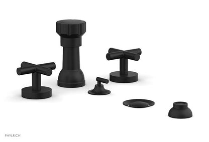 Phylrich - Transition Four Hole Bidet Set - Cross Handle