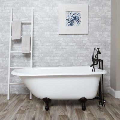 Maidstone - Classic Cast Iron Clawfoot Classic Roll Top Tub