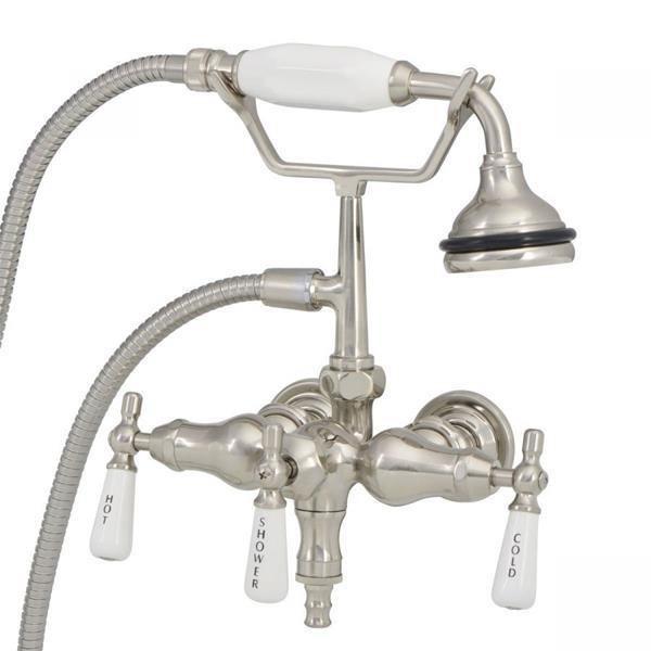 Maidstone - Tub Wall Mount English Telephone Faucet - Down Spout