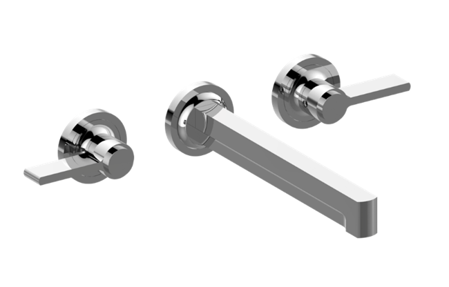 Graff - Pantheon Wall-Mounted Lavatory Faucet with Two Handles - Trim Only