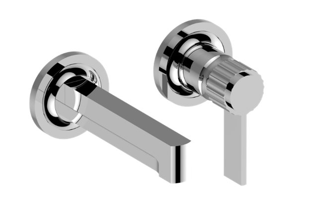 Graff - Pantheon Wall-Mounted Lavatory Faucet with Single Handle - Trim Only