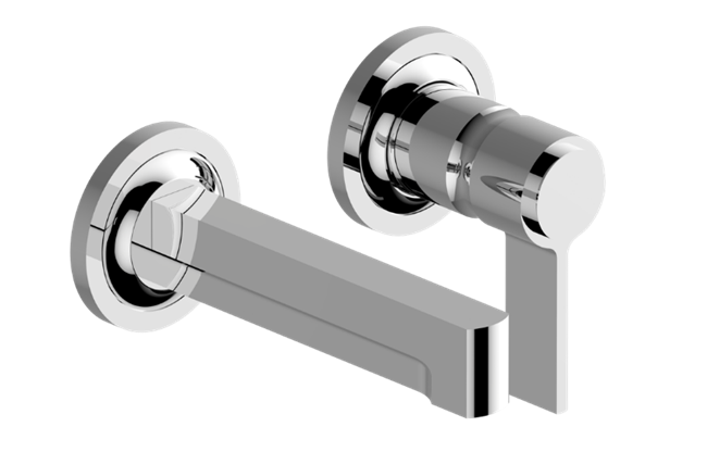 Graff - Pantheon Wall-Mounted Lavatory Faucet with Single Handle - Trim Only