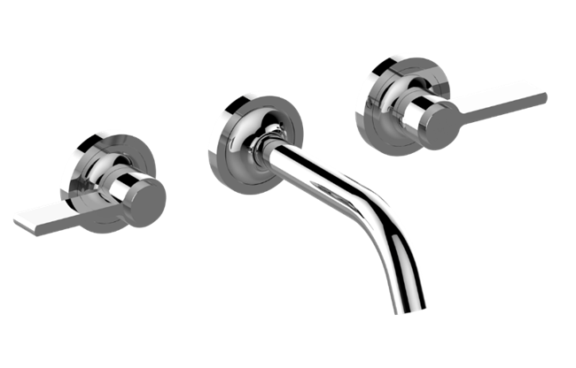 Graff - Pantheon Wall-Mounted Lavatory Faucet with Two Handles - Trim Only