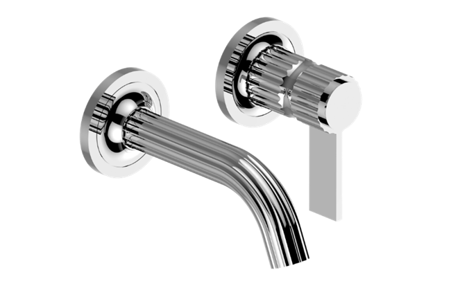 Graff - Pantheon Wall-Mounted Lavatory Faucet with Single Handle - Trim Only