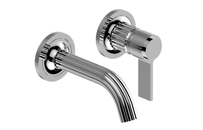 Graff - Pantheon Wall-Mounted Lavatory Faucet with Single Handle - Trim Only