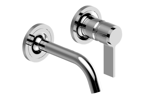 Graff - Pantheon Wall-Mounted Lavatory Faucet with Single Handle - Trim Only